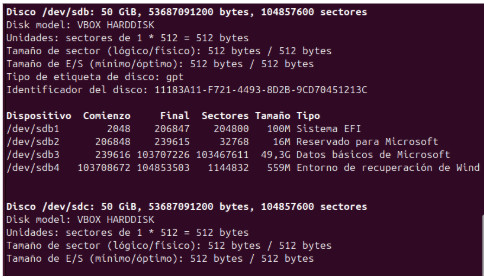 Imatge detecció unitats de disc dur detectades